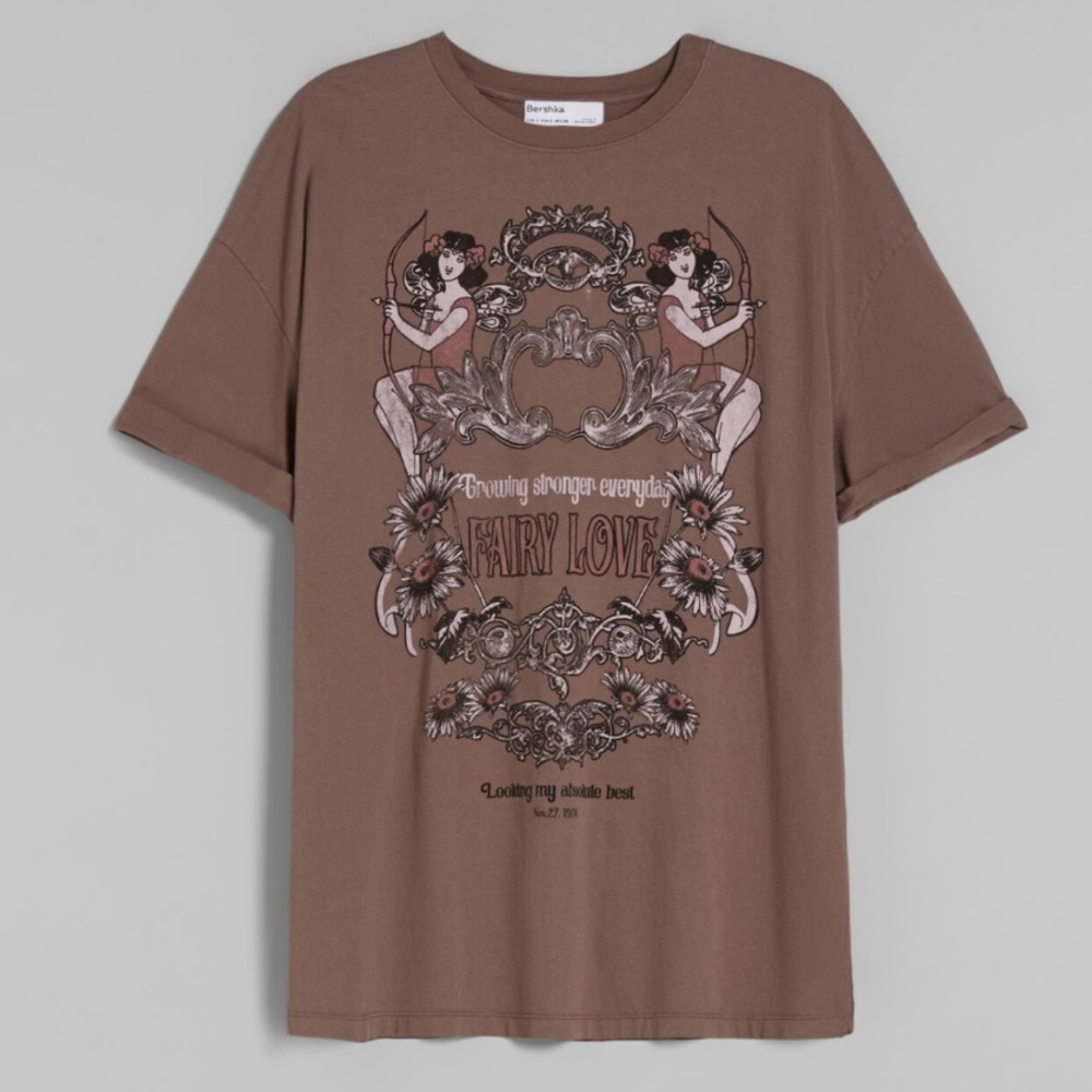 ZARA Woman Fairy Love Graphic Tee XL –  NWT
